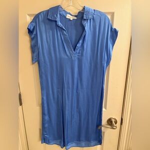 Bella Dahl blue collared dress